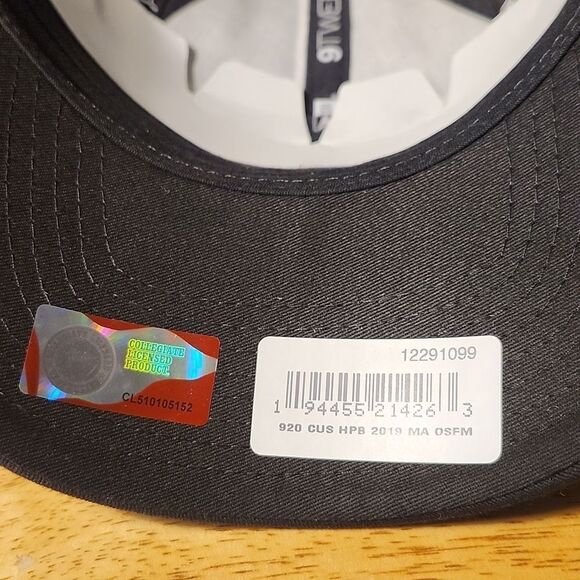 New Era Marquette Golden Eagles Black Sliderback Hat - New - Picture 7 of 9